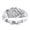 White, variant on 18K Men Round & Princess Cut Natural Diamond Ring (White Gold Size 6)