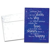 Tree-Free Greetings Sympathy Greeting Card, 100% Recycled Paper, 5 x 7, Eskimo Proverb (GO69236)