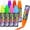 5#Multi-color, variant on 4 Pcs Highlighters,Fluorescent Colors Marker Pens,Single Ended Highlighter,Scented Chisel Tips Marker for Coloring,Underlining,Highlighting,Colored Marking,Christmas Gifts