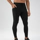 thumbnail image 5 of Pantalones largos para hombre, casuales, a la moda, con bolsillos, elásticos en los tobillos, color liso, cintura elástica, pantalones deportivos para hombre., 5 of 6