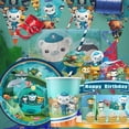 thumbnail image 2 of Disney-Decoración de cumpleaños de los octonautas, mantel de mesa desechable en ángulo, suministros de fiesta para niños y niñas, 2 of 5
