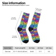 thumbnail image 2 of KLL Cassette Tapes Print Cool Socks Men's Women's Crew Socks Funny Crazy Novelty Stockings, 2 of 6