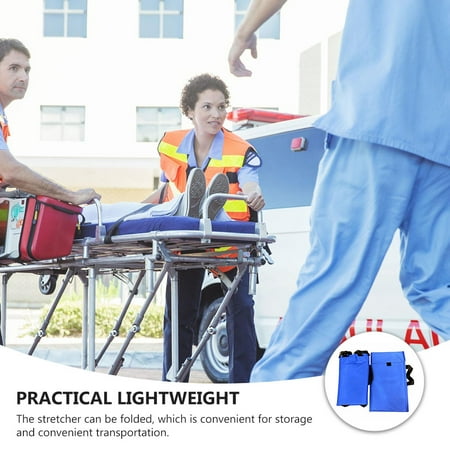 

Portable Transport Stretcher Oxford Cloth Folding Stretcher with 12 Handles