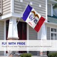thumbnail image 2 of Anley Fly Breeze 3x5 Foot Iowa State Flag - Iowa IA Flags Polyester, 2 of 5