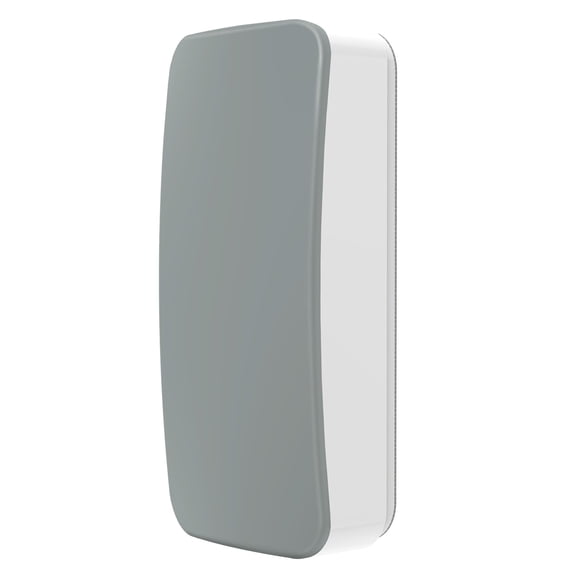 WallDeca Dry Eraser, Felt Bottom Surface Whiteboard Cleaner, Dry Wipe Board Eraser, Magnetic Tool for Dry Erase Board, Works on All Whiteboard Surfaces, Glass Board and Presentation Surfaces (Grey)