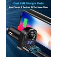 thumbnail image 4 of compatible Wireless Bluetooth FM Transmitter Car Charger_Perfect Gift, 4 of 5