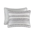 thumbnail image 4 of Madison Park Fraser 3 Piece King/Cal King Printed Microfiber Seersucker Quilt Set Ivory/Black, 4 of 6