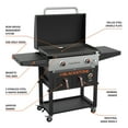 Blackstone 2Burner 28" Propane Griddle with Air Fryer Combo