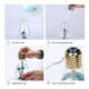 thumbnail image 4 of Cateissary Bombilla humidificador de aire aceite esencial 400ml LED dormitorio nebulizador difusor de Aroma portátil viaje fabricante de niebla Accesorios para electrodomésticos Piedra Blanca Plata, 4 of 6