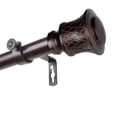 thumbnail image 3 of Domovina Merlin 1" Single Curtain Rod-Color:Bronze,Size:120-170", 3 of 5