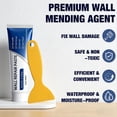 thumbnail image 7 of Efficient Drywall Patch Repair Kit with Scraper, 2026 New Quick Drying Wall Mending Agent White Spackle Wall Repair Paste Wall Repair Agent Tile Gap Fille for Holes & Cracks Nail Holes, 7 of 7