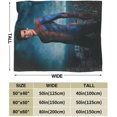 thumbnail image 3 of Andrew Garfield Blanket 3D Print Plush Lamb Blanket Bedding Decor for Living Room Bedroom Dorm Decor 80x60 inch, 3 of 8