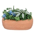 thumbnail image 4 of Flor de casa de muñecas NikouMX Adorno de planta cerámica verde ultra sensible, 4 of 8