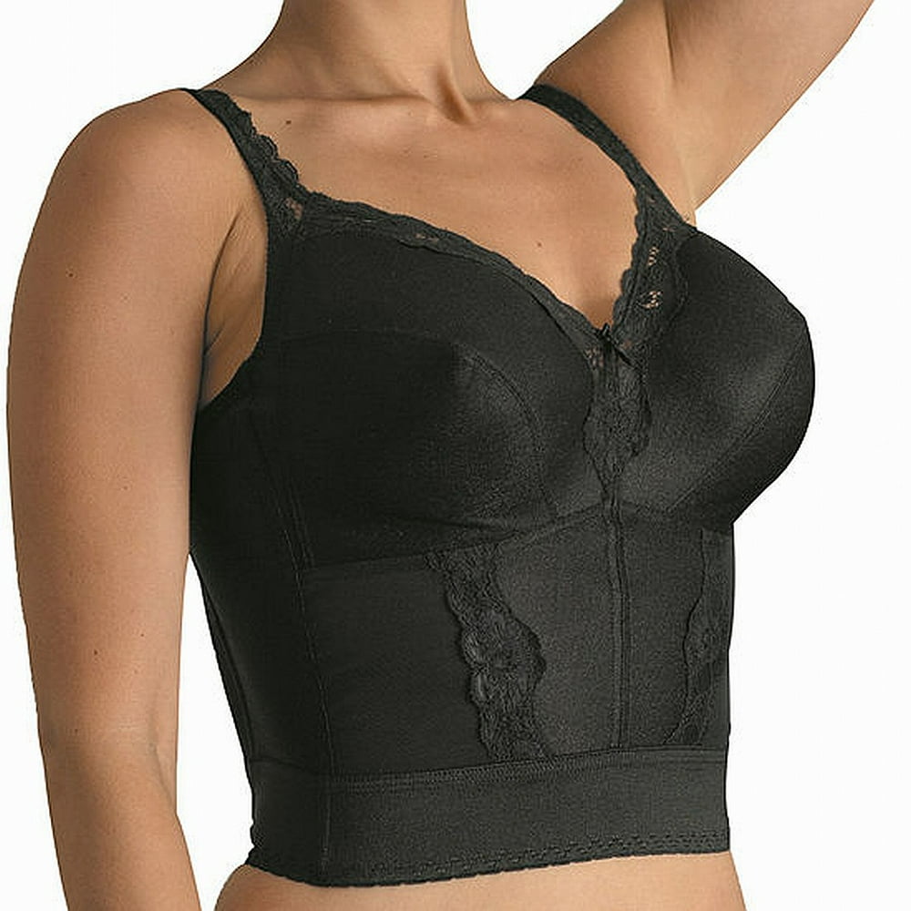 Carnival Shapewear Women's Bra Deep 36D Wire Free Longline Boned 36