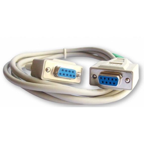Your Cable Store Cable De Puerto Serie Db9 De 9 Pines Hembra/Hembra Rs232 De 6 Pies