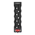 thumbnail image 2 of Mango Andoer Gimbal Stabilizer Handle Hand Grip Extension Rod Rod Holder Aleación de aluminio con montaje de zapata fría 4 pines de ubicación Compatible con Zhiyun Weebill Lab Andoer Resolver, 2 of 7