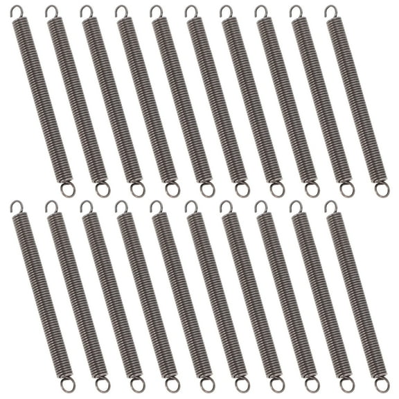 Hemoton 20pcs Metal Extension Springs Kit Stainless Steel Springs with Hook Ends for Various Applications Home Repair and Crafts