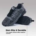 thumbnail image 4 of AOV Mens Running Shoes Casual Tennis Athletic Gym Fashion Lightweight Sneakers Black US 10.5, 4 of 6