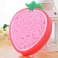 thumbnail image 2 of Billuyoard Estropajo con forma de fruta, esponja, cocina, salud, paños de limpieza prácticos Suministros de limpieza para el hogar No.03, 2 of 5