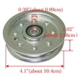 thumbnail image 6 of White Mower 2020 4.1x4.1 x 1.02inch 46" DECKS Hot Selling For MTD 956-0627 756-0627 756-0365 White Zinc Pulley Hot Selling, 6 of 7