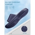 thumbnail image 6 of NORTHYARD Slippers for Men with Arch Support Cloud Slides Sandals Non Slip Waterproof Shower Bathroom Pool Beach Shoes Navy, 6 of 8