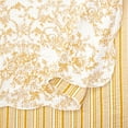 thumbnail image 4 of Modern Heirloom Garden Toile Yellow 3-Piece Reversible Quilt Set, King, 4 of 7