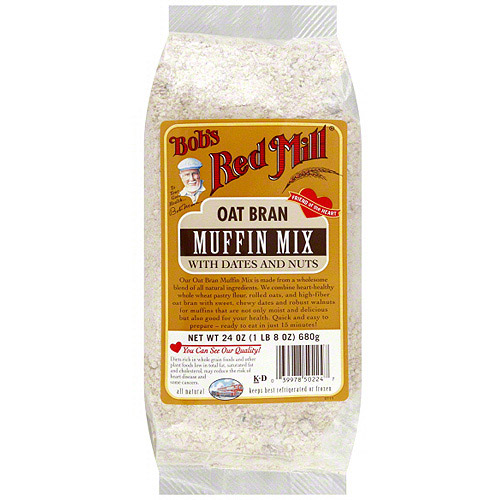 Bob's Red Mill Oat Bran Muffin Mix With Dates and Nuts, 24 oz (Pack of 4) by Generic