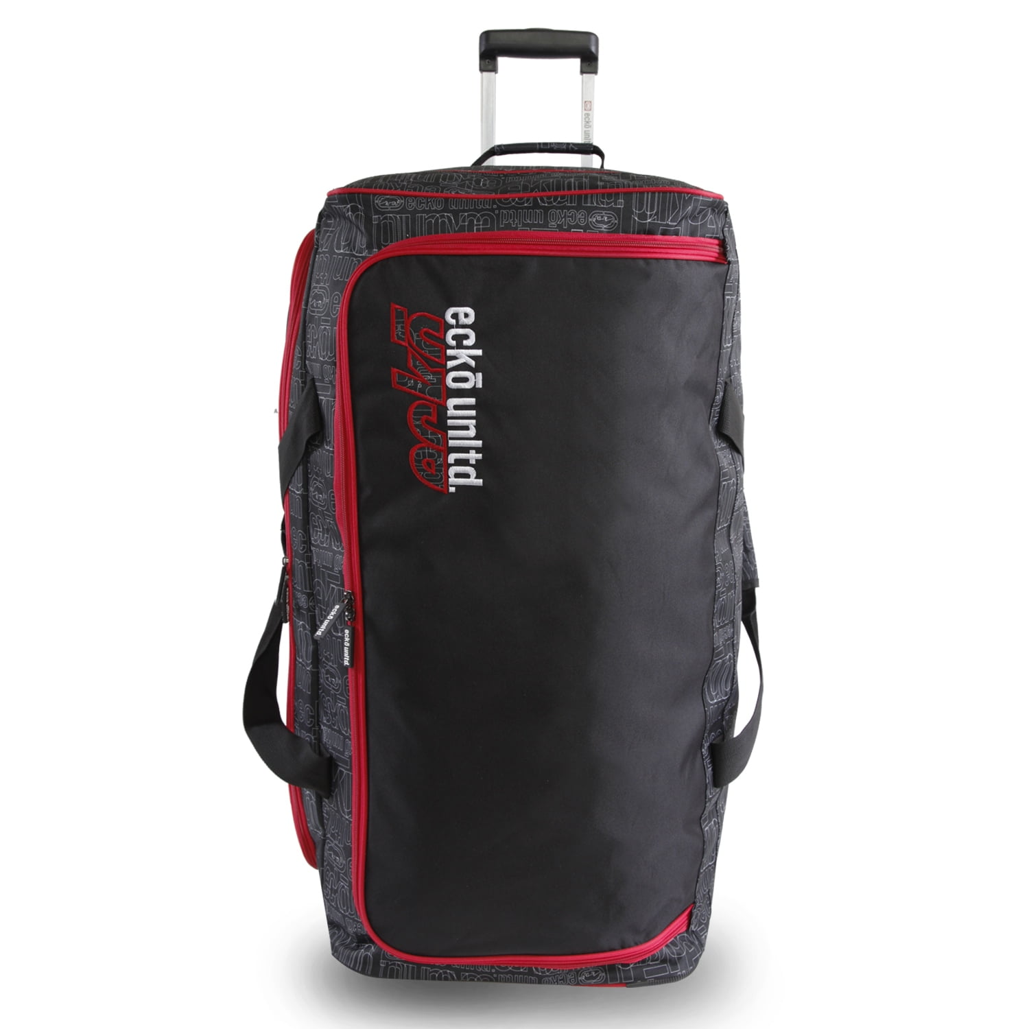 Ecko Unltd. Black Top Large 32 inch Rolling Duffel Bag Walmart