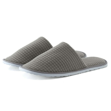

Men And Women Disposable Slippers Hotel Home Stay Coral Velvet Antiskid Sole Disposable Cotton Slippers