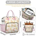 thumbnail image 2 of Polar Bear Pattern Lunch Bag – Waterproof Insulated Cooler Tote with Wild Bear Design, Foldable Leakproof Lunch Box for Outdoor, Work, or School, 2 of 4
