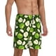thumbnail image 2 of Fotbe Green Fruit Pantalones Cortos de Pijama para Hombre, Ropa de Dormir, Pantalones de Pijama Cortos para Hombre-Large, 2 of 6