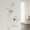 White, variant on Shower Head，Shower System with Tub Spout Rain Shower Tub Set, High Pressure Dual 2 in 1 Shower Combo Faucet with Valve,Matte Black