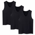 thumbnail image 2 of Womens Summer Clothes Kelon Sleeveless Tops for Women V Neck Workout Tops Basic Going Out Clothes 2026 Oversized Shirt Clothing, 3XL, 2 of 9