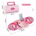 thumbnail image 3 of Juego De Maquillaje Para Niñas Maquillaje Lavable 58pzs Rosa, 3 of 4