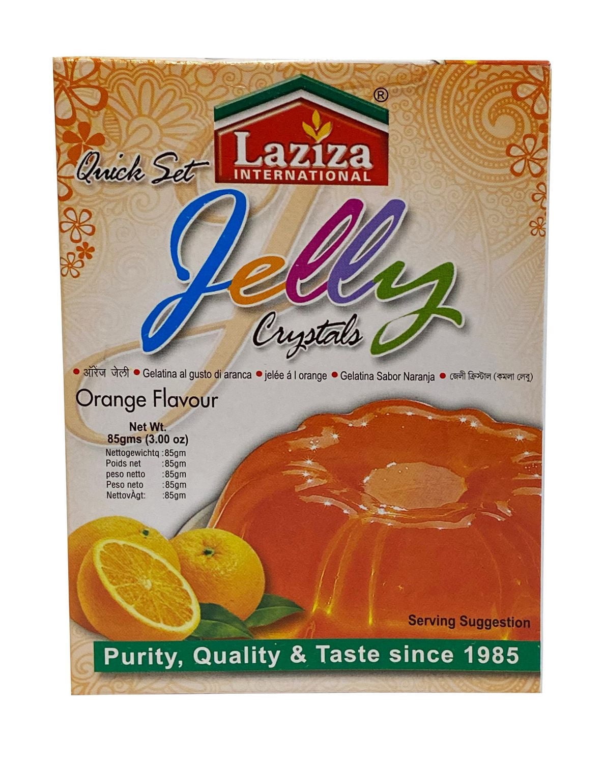 LAZIZA ORANGE CRYSTAL JELLY