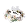 thumbnail image 1 of Diadema de flores bohemias, corona para el pelo, guirnalda Floral, corona, tocado de Halo con cinta, fiesta, Festival de boda, 1 of 4