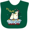 thumbnail image 3 of Inktastic My Aunt Loves Me Penguin Boys or Girls Baby Bib, 3 of 4