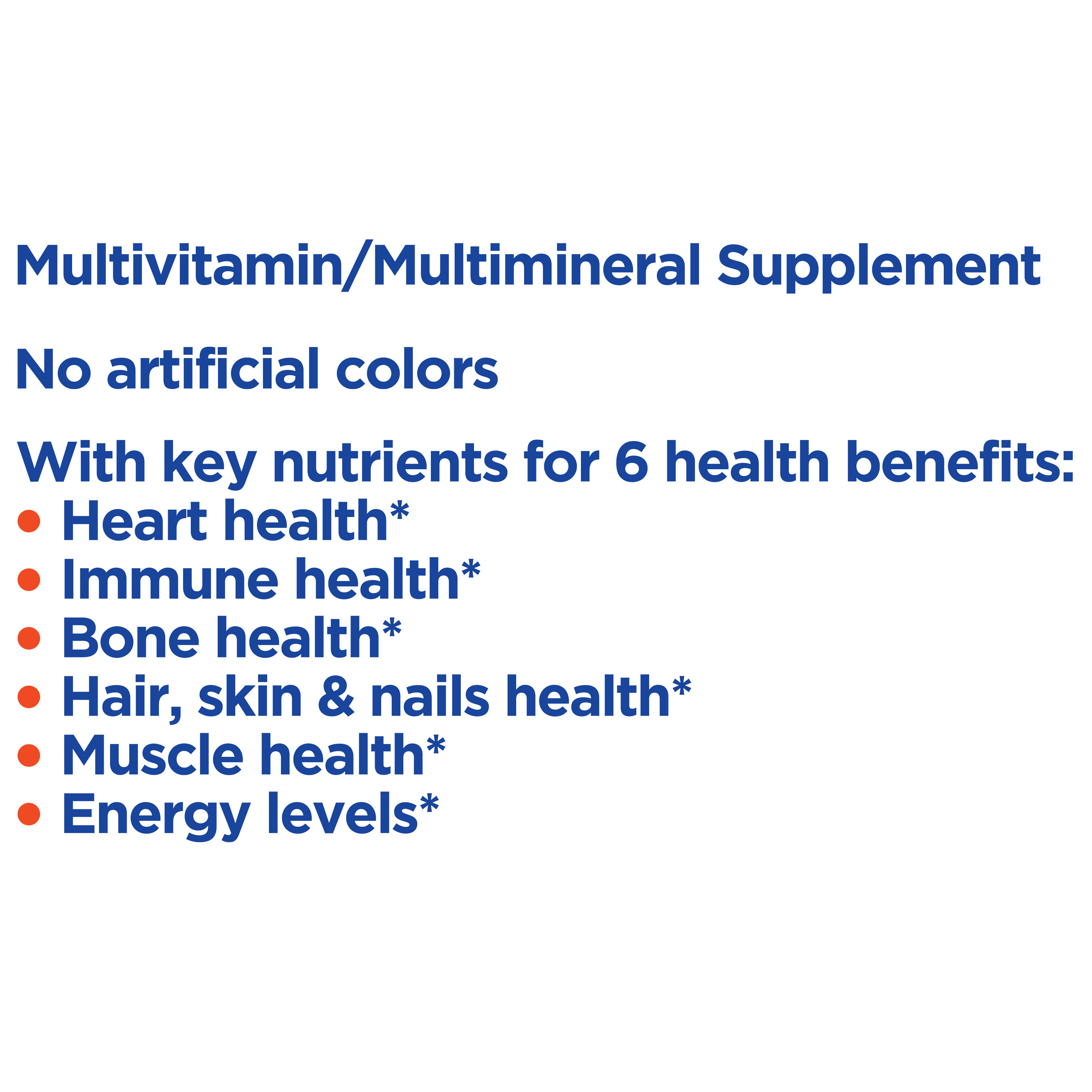 Multivitamínico/multimineral diario para mujeres, tabletas para la salud femenina, 100 unidades, compárese con One a Day Women's 6