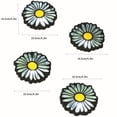 thumbnail image 3 of Hvmvliv Solar Lights Outdoor 4 Pack Solar Lights Outdoor Garden Decor Solar Garden Lights with 4 Daisy Flowers Water-Proof Auto On/Off Solar Flowers Lights for Outdoor Garden Yard Patio B, 3 of 8