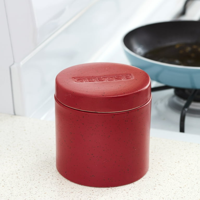 Grease Strainer & Canister with Lid