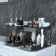 thumbnail image 2 of 2 Tier Under Sinks Organizer Sliding Cabinet Basket Organizer Storage Rack with Hooks Hanging Cup Kitchen Organizer, 2 of 5