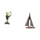 thumbnail image 1 of Estatua de rana camarero, decoración de barco de vela, escultura de animal, estatua de , figura decorativa creativa, adorno de mesa para chimene, 1 of 8