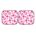 thumbnail image 7 of Fotbe Breast Cancer Ribbons Awareness 2-Piece Car Windshield Sun Shade | Sun Blocker for Car Windshield | Foldable Automotive Interior Accessories for Sun Protection-Medium, 7 of 7