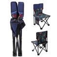 thumbnail image 4 of Camping Chair, Stainless Steel Frame Folding Chair Wearable  For Fishing Maple Blue, 4 of 8