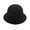 004_Black, variant on Women's Cloche Hat Fall Floral Round Top Fedora Hat Casual Fishing Basin Cap Graceful Winter Small Bowler Hat