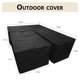 thumbnail image 1 of Muyoka Fundas seccionales para sofá en forma de L, impermeables, para exteriores, a prueba de rasgaduras, para patio, protector de muebles de jardín, 210D, impermeable, a prueba de polvo, de poliéster Muyoka Hogar, 1 of 7