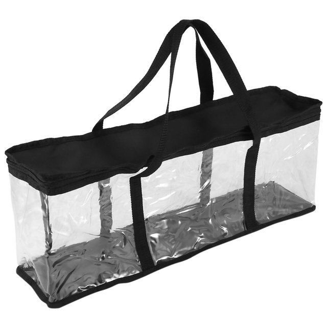 Soporte transparente para guardar DVD y CD, organizador de bolsa de transporte con cierre de cremallera fácil