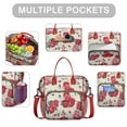 thumbnail image 2 of Summer Tropical Pattern Tote Bag - Large Insulated & Leakproof Cooler, Stylish Design, 2 of 6