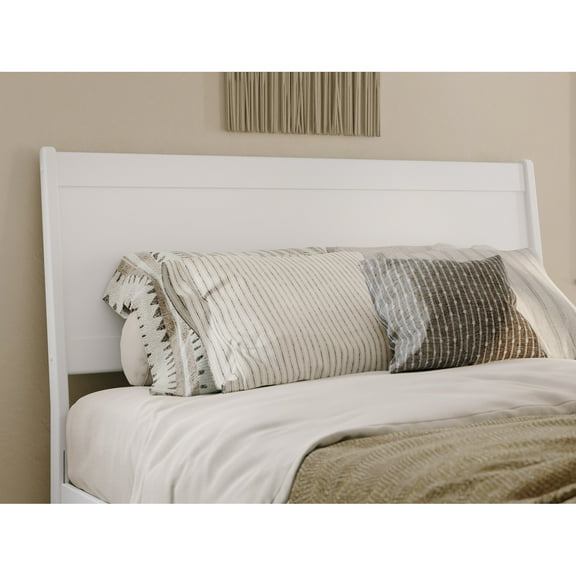 Casanova Queen Solid Wood Panel Headboard in White
