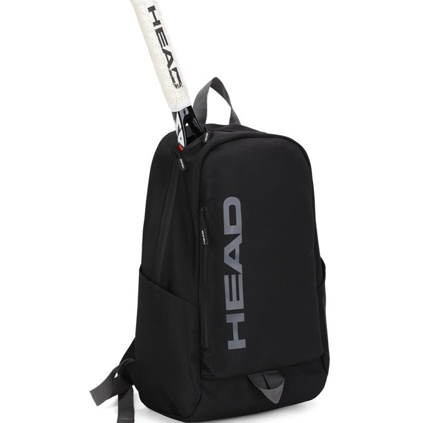 HEAD - Mochila de gimnasio impermeable para mujeres y hombres, mochila compacta para portátil para universidad, deportes, fitness, trabajo, uso diario, Negro -, Pequeño, Mochila
